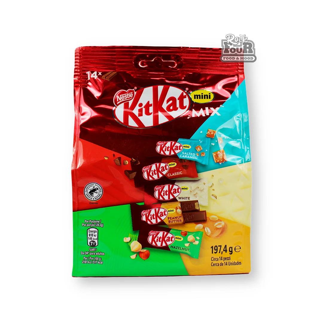 Կաթնային շոկոլադի հավաքածու «Nestle KitKat MIX» վաֆլիով 197գ